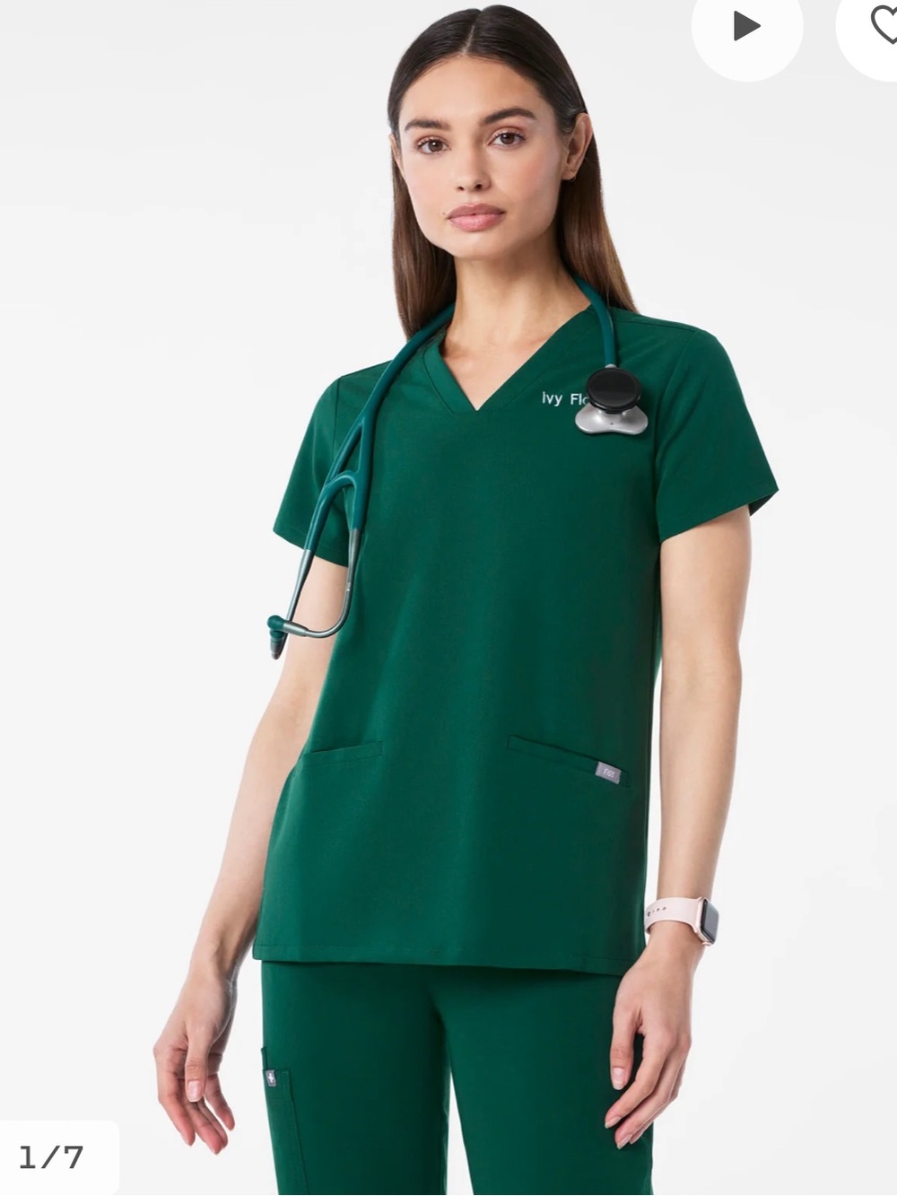 Figs • Casma Scrub Top • Size M
